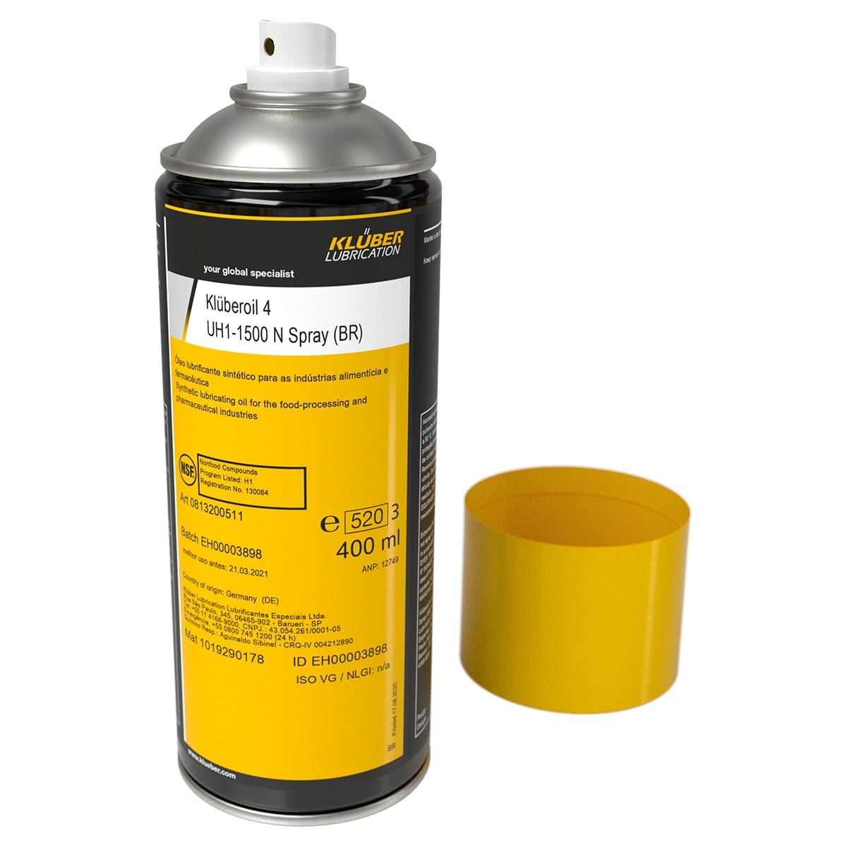 Klüberoil 4 UH1-1500 N Spray (400ml) KLUBER LUBRICATION