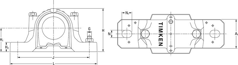 LAAGRIKORPUS SNT 508-607 TIMKEN - Image 2