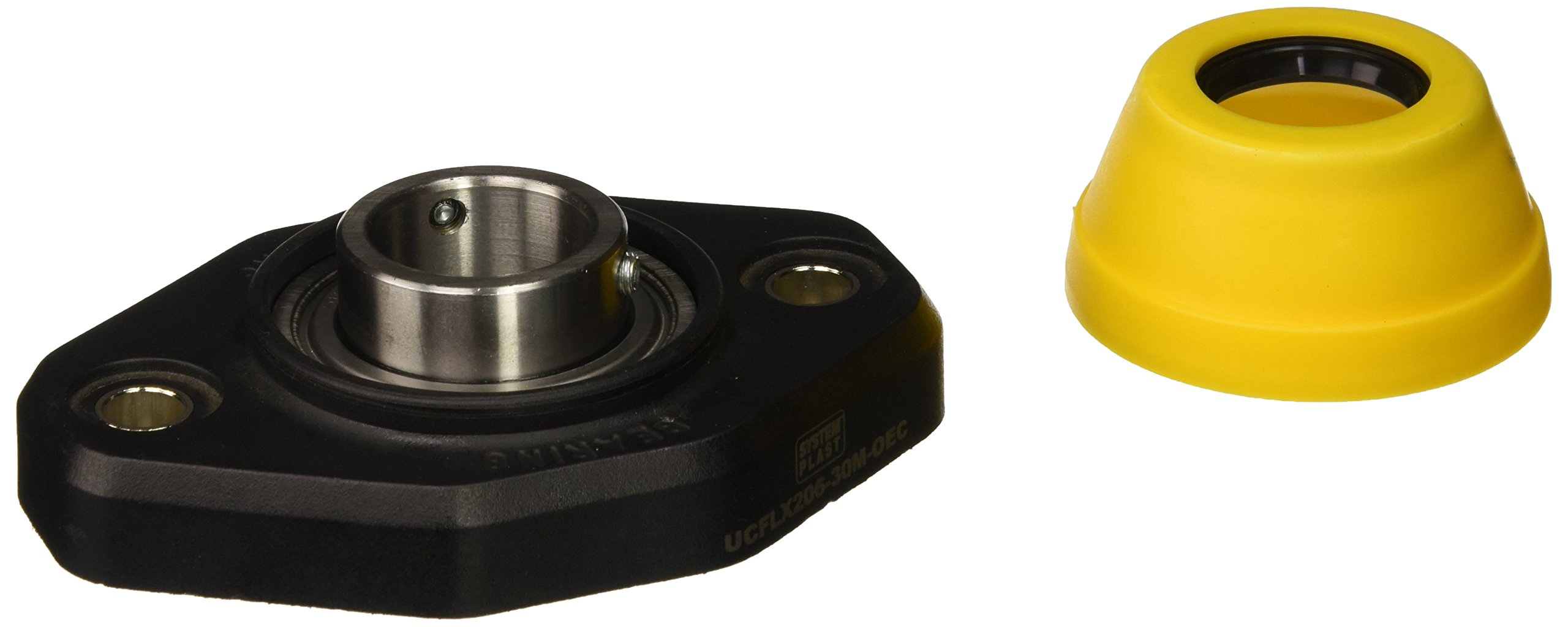 PUKKLAAGER d-25MM KOMPOSIIT + SS LAAGER + UMBNE OTSAKAAS UCFLX205-25M-CEC 50205W SYSTEM-PLAST